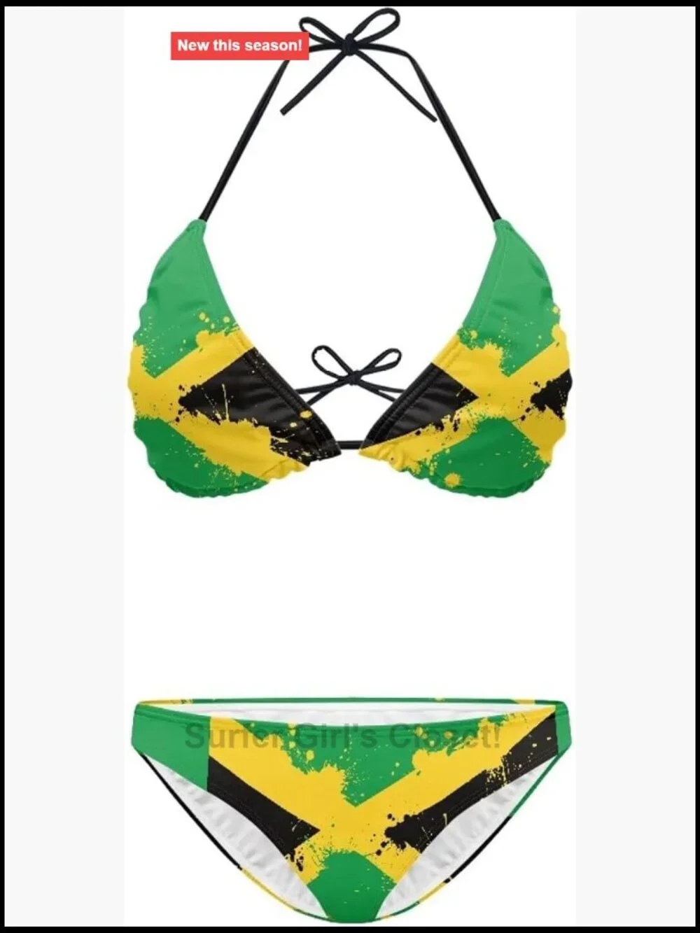 Sexy 2 Piece Bikini Set Halter String Swimsuit Removable Padded Thong Low Rise